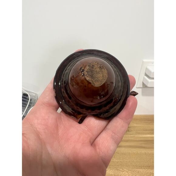 Vintage Brown Ceramic Tea Pot, No Maker Mark, Maybe Bennington?? - Picture 5 of 14